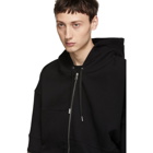 Alexander McQueen Black Zip-Up Hoodie