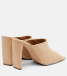 Calvin Klein Collection Palma leather mules