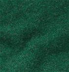 Mr P. - Mélange Shetland Wool Sweater - Green