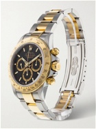 ROLEX - Pre-Owned 1999 Daytona Automatic Chronograph 40mm Oystersteel, 18-Karat Gold and Diamond Watch, Ref. No. 16523