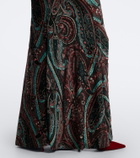 Etro Paisley velvet devoré gown
