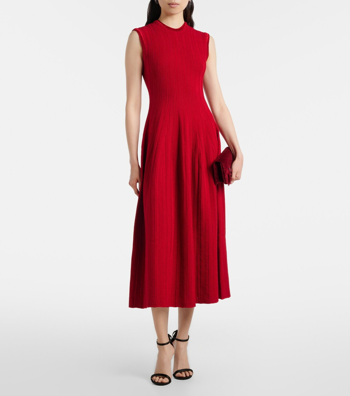 Ralph Lauren Collection Silk-blend midi dress