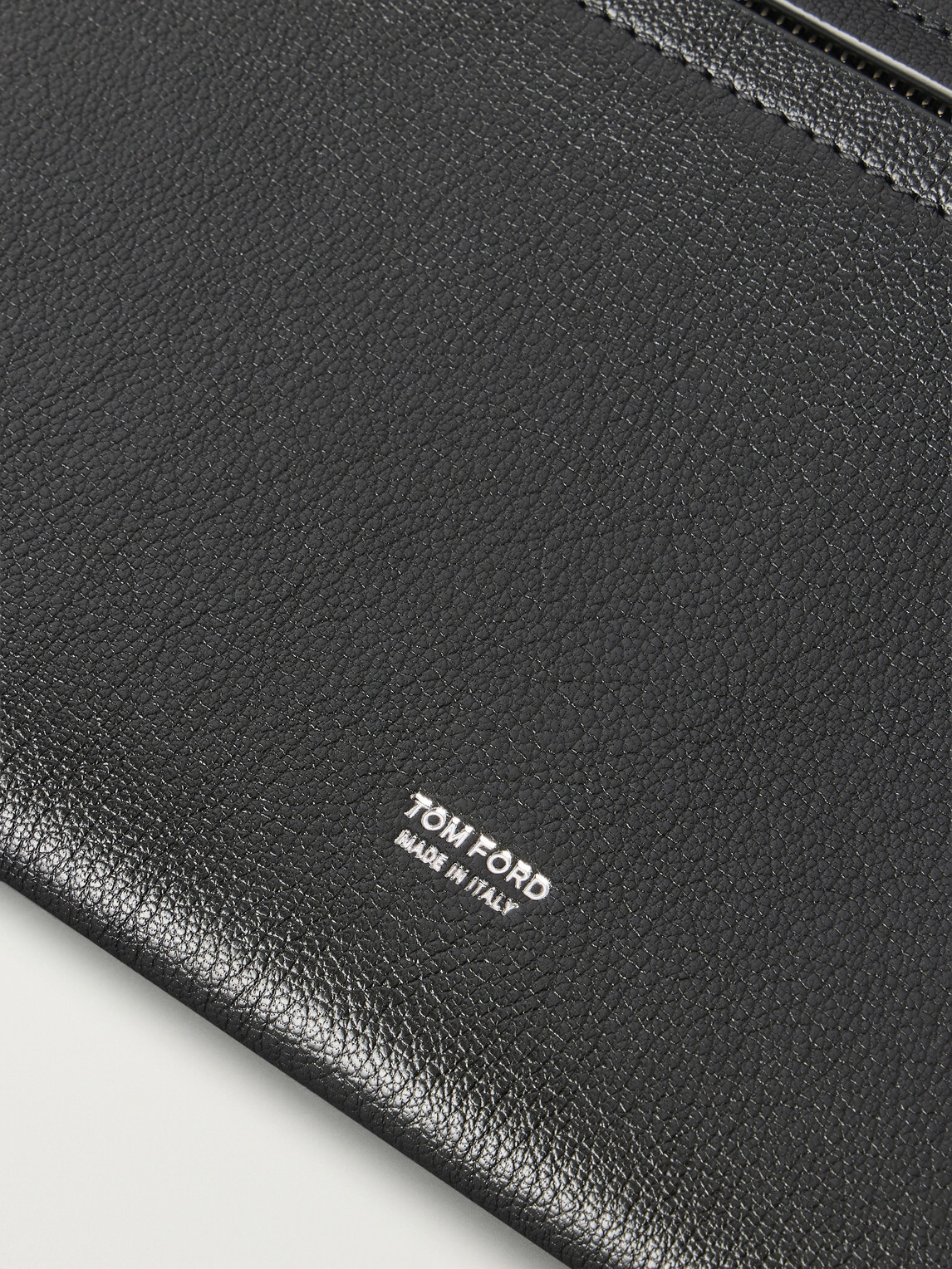 TOM FORD - Victor Full-Grain Leather Pouch