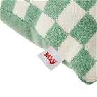 Goods of May Sidney Checkerboard Cushion in Green
