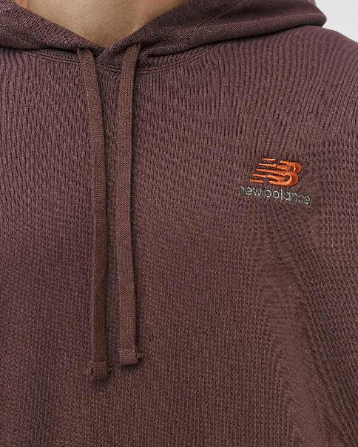 New Balance Essentials Uni Ssentials Po Hoodie Brown Hoodies
