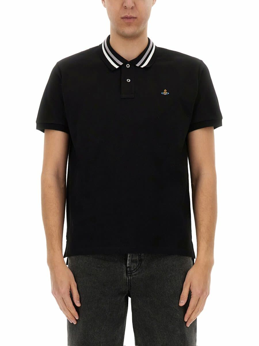 トップス vivienne westwood archive polo t-shirt Vivienne Westwood Polo With Logo Vivienne Westwood