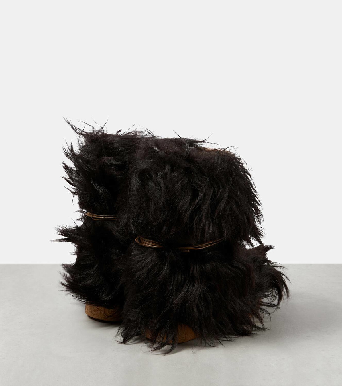 Gucci Square G fur-trimmed snow boots Gucci