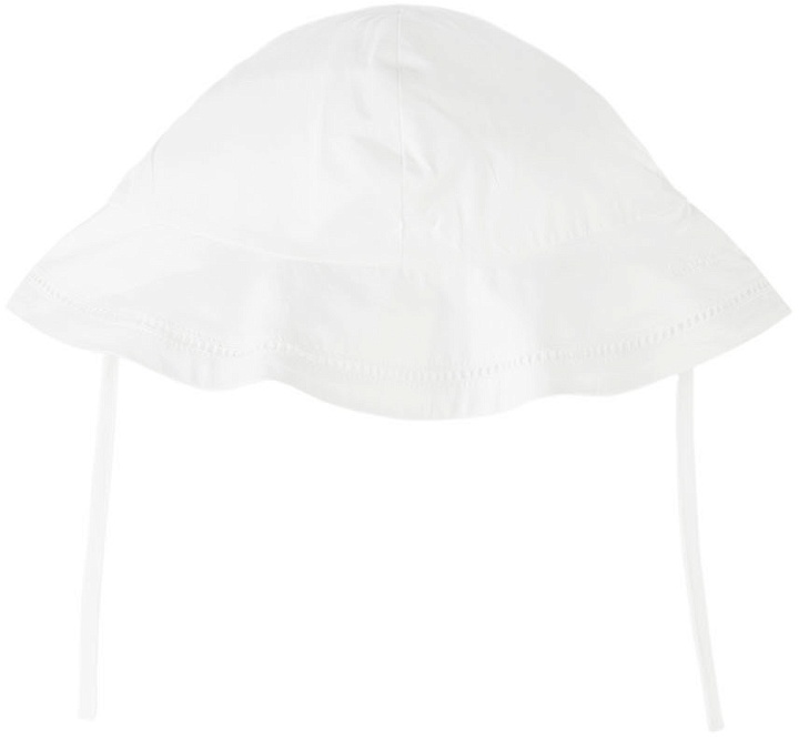 Photo: Chloé Baby White Cotton Bucket Hat