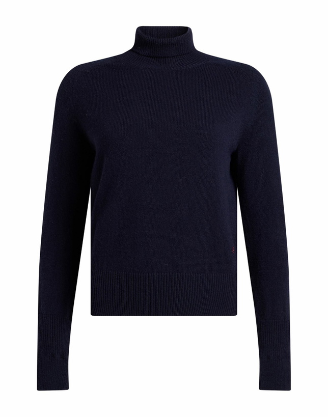 Photo: Victoria Beckham Womens Turtleneck Midnight in Blue