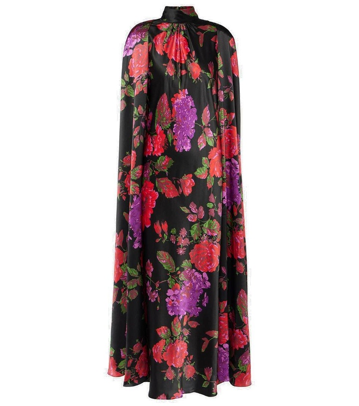 Photo: Rodarte Caped floral silk maxi dress
