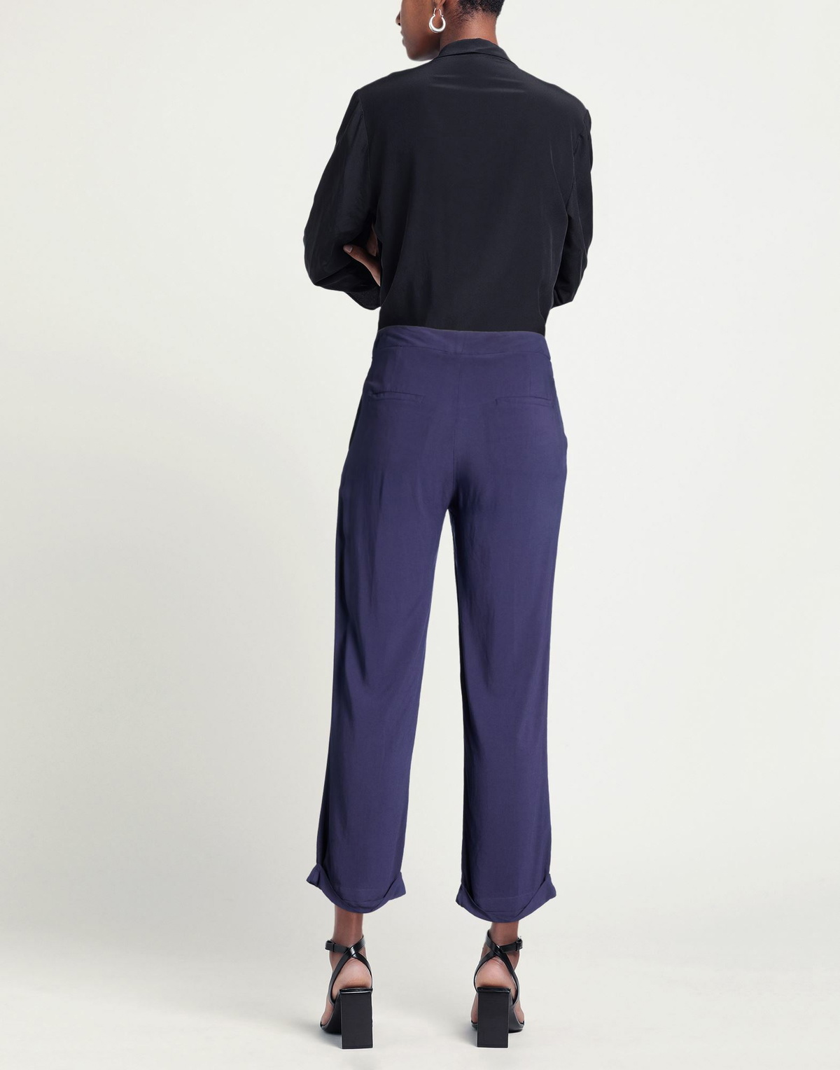 Alessia Santi Womens Pants in Purple