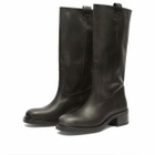 ALOHAS Women's Sajan Leather Boots- in Black