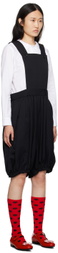 Comme des Garçons Girl Black Square Neck Jumpsuit