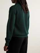 PIACENZA 1733 - Textured-Knit Virgin Wool Polo Shirt - Green