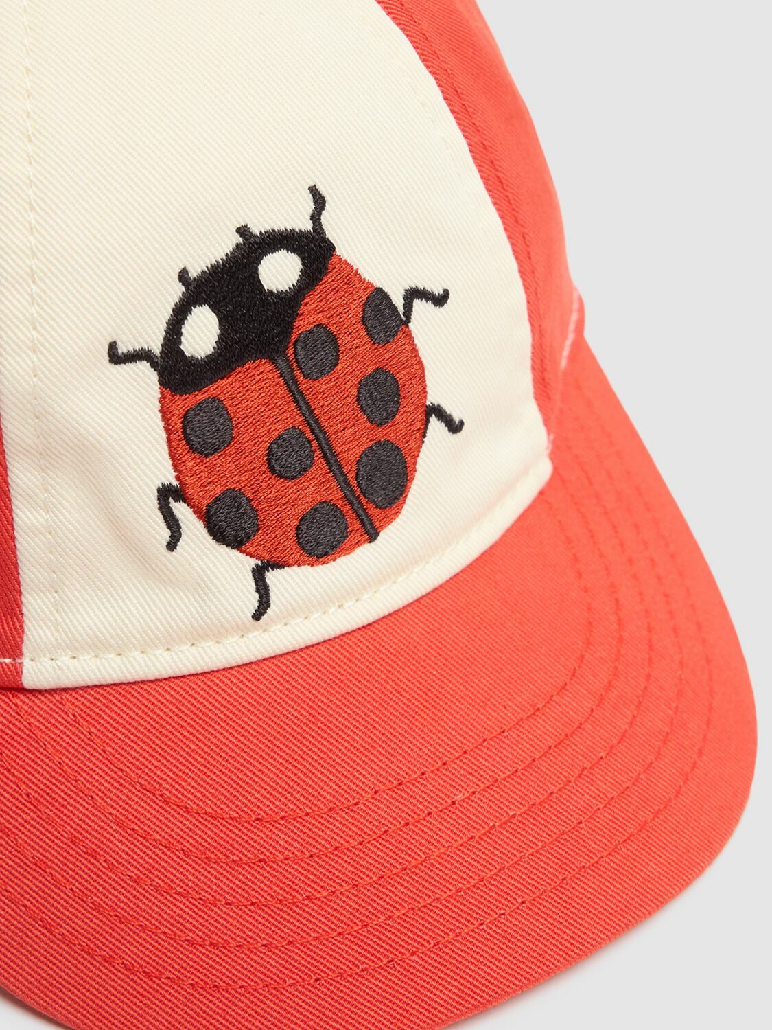 MINI RODINI Embroidered Cotton Baseball Hat