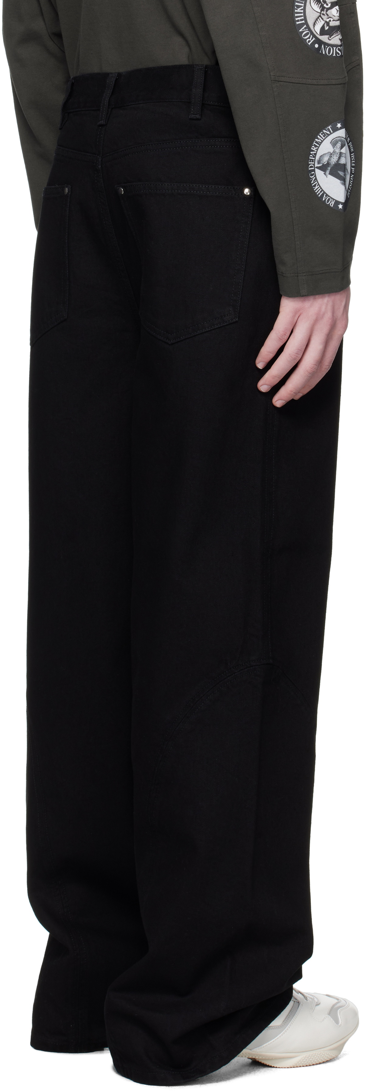 HELIOT EMIL Black Basalt Jeans