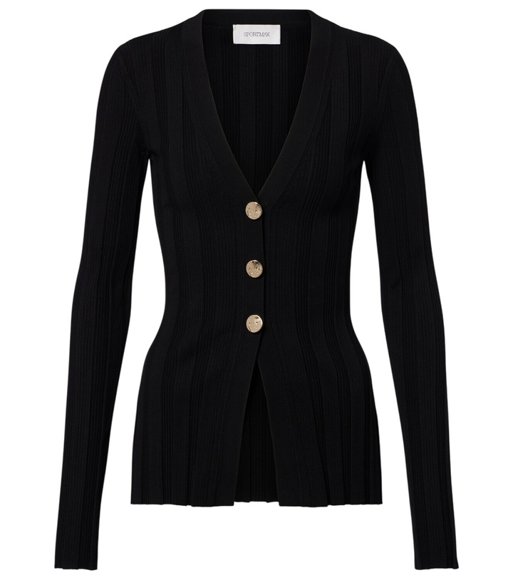 Photo: Sportmax Ribbed-knit cardigan
