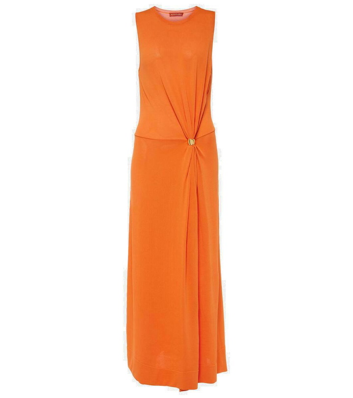 Photo: Altuzarra Saralien gathered jersey maxi dress