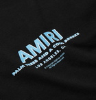 AMIRI - Logo-Print Cotton-Jersey T-Shirt - Black