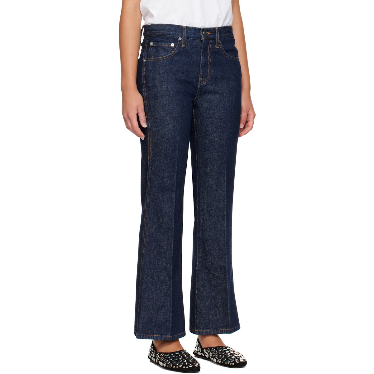 KHAITE Indigo Clara Jeans
