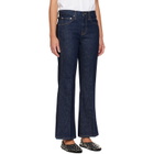 KHAITE Indigo Clara Jeans