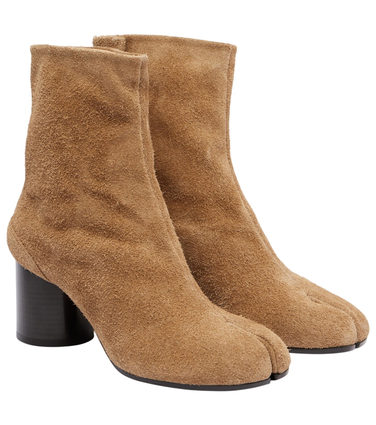 【Maison Margiela】Tabi Low Heel Booties Maison Margiela - Black Low-Heel Tabi Boots – Frances May