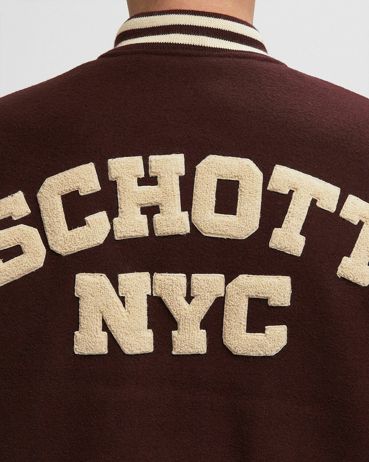 Schott NYC LC8705 JACKET Red Mens Bomber Jackets/College Jacket
