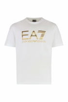 EA7 Logo Cotton T-shirt