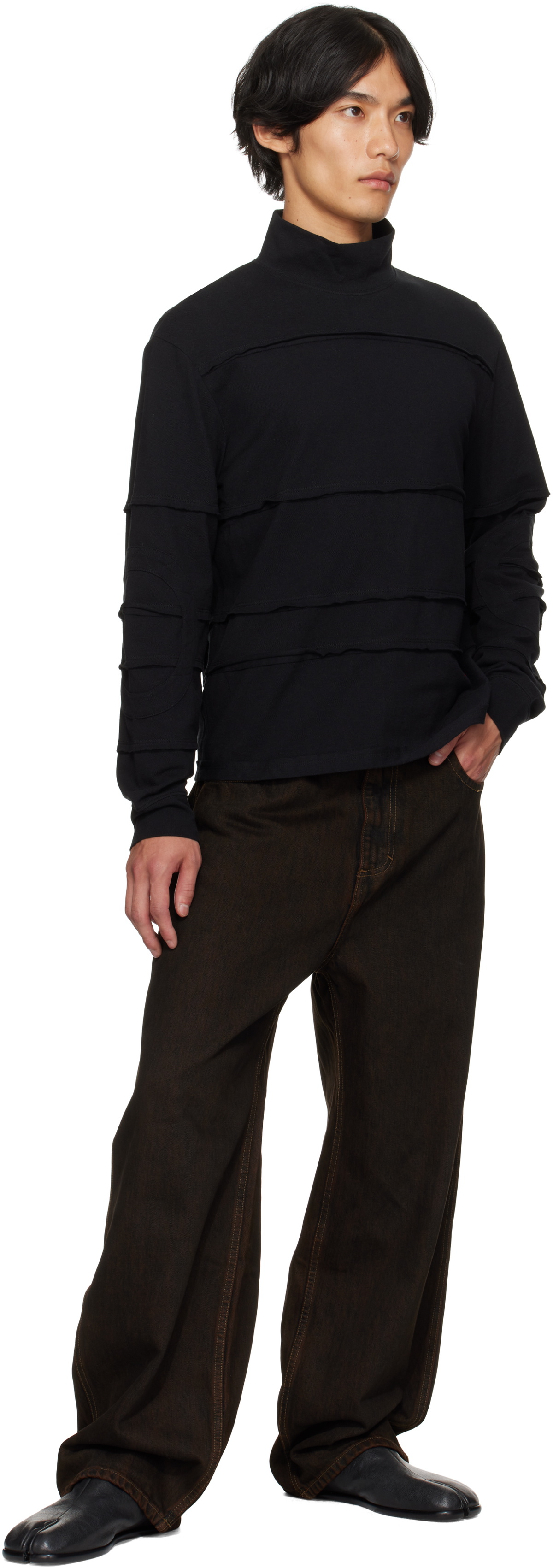 Eckhaus Latta Brown Baggy Jeans