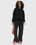 ROTATE Birger Christensen LACING SWEATPANTS Black Womens Casual Pant