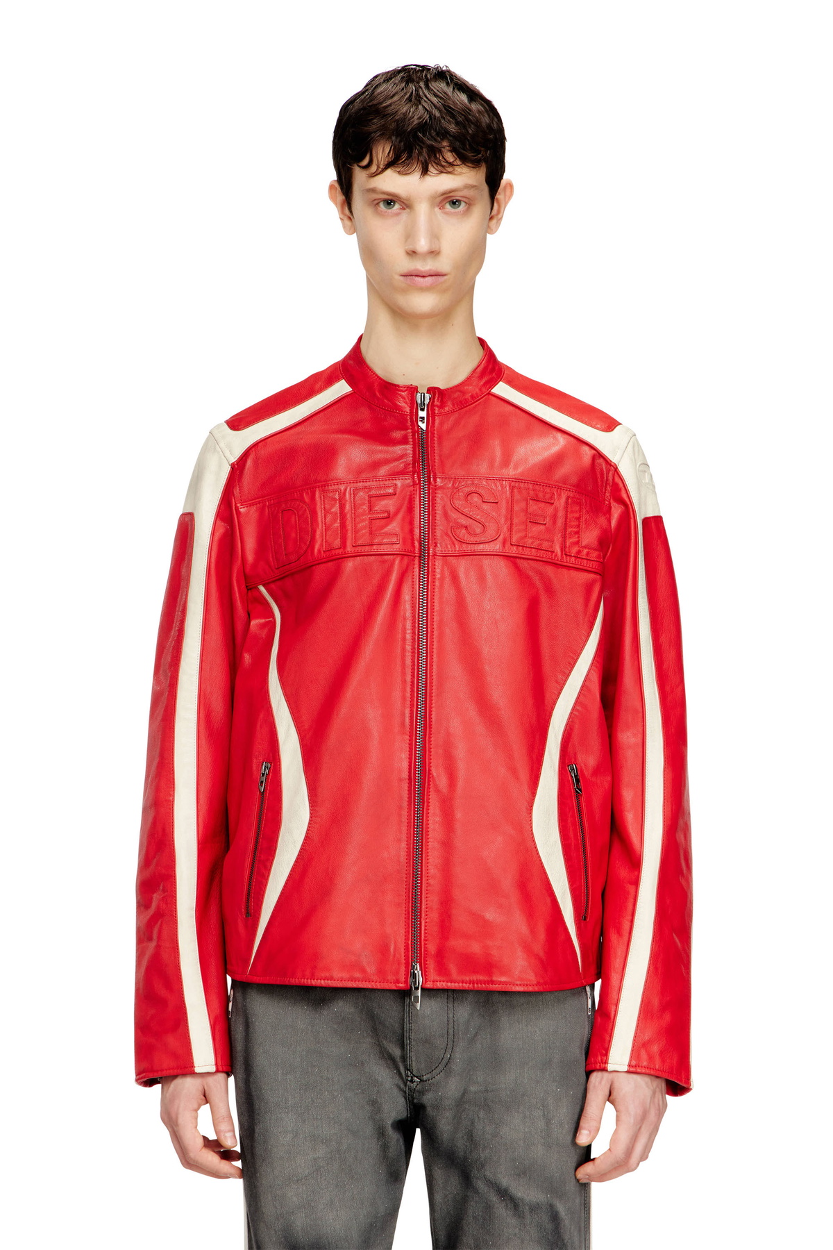 Haider Ackermann Leather Biker Jacket Haider Ackermann