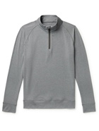 G/FORE - Luxe Staple Mid Tech-Jersey Half-Zip Golf Top - Gray