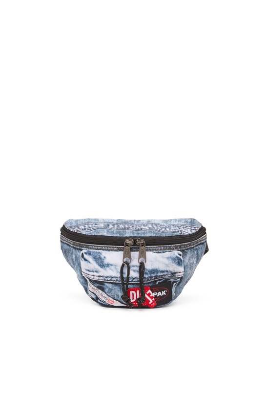 Photo: Diesel Belt bag in trompe l'oeil denim - Belt bags - Unisex - Blue