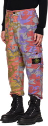 Stone Island Multicolor Printed Cargo Pants