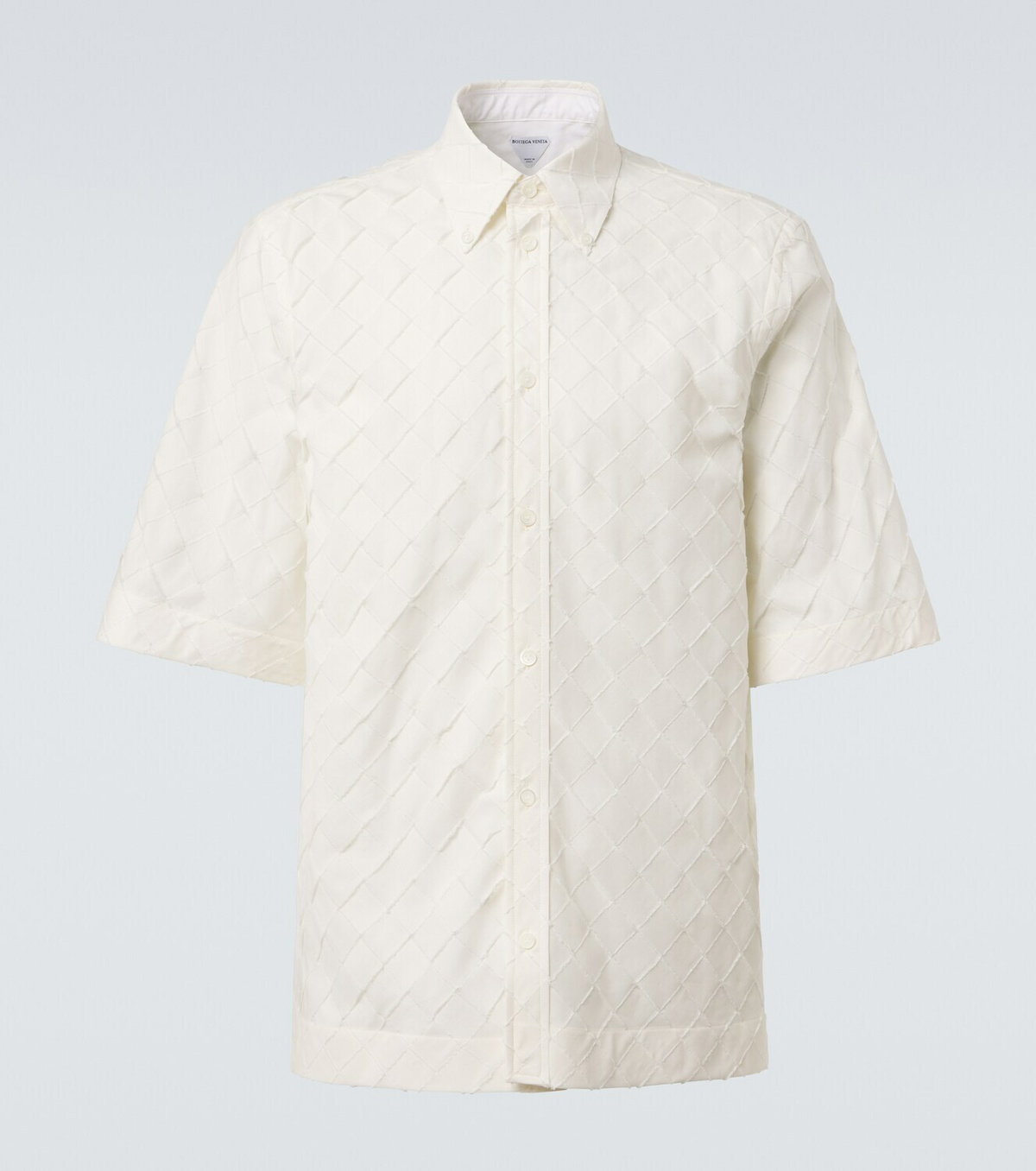 Bottega Veneta Intrecciato cotton poplin shirt