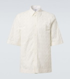 Bottega Veneta Intrecciato cotton poplin shirt
