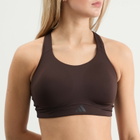 Adidas Women's Sports Bra in Aurora Coffee