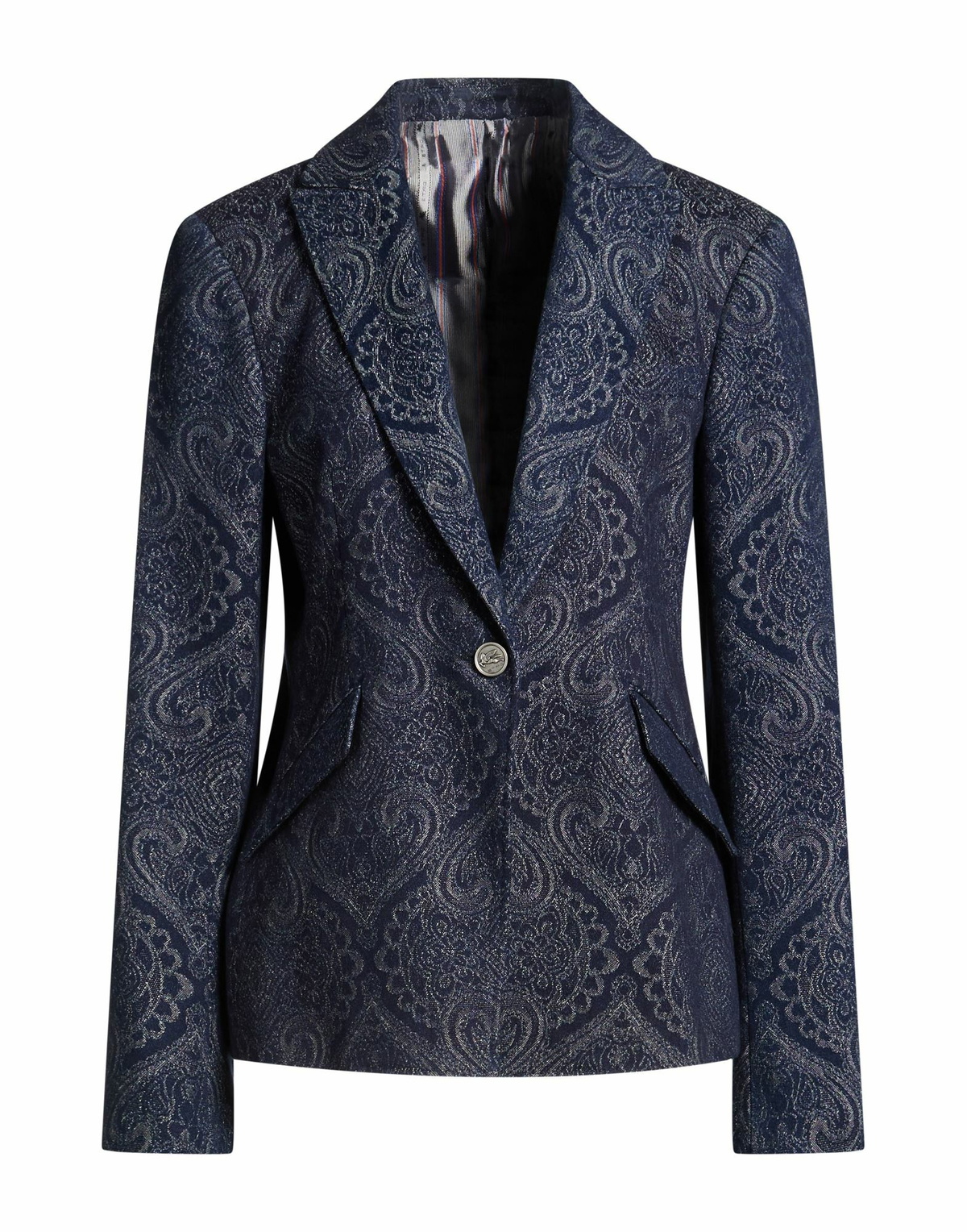 Etro Womens Blazer in Navy
