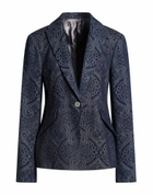 Etro Womens Blazer in Navy