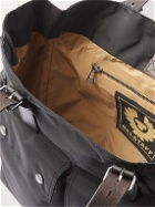 Belstaff - Touring Leather-Trimmed Canvas Tote Bag