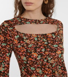 Victoria Beckham - Floral cutout top