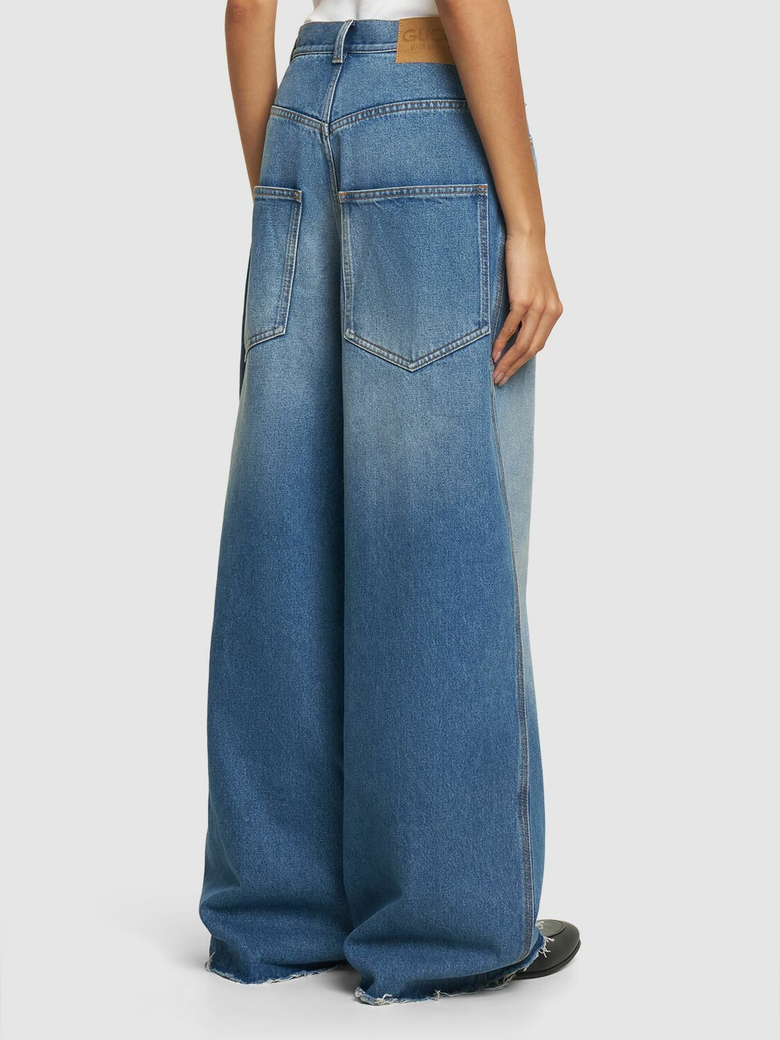 GUCCI - Denim Pants W/ Slim Horsebit