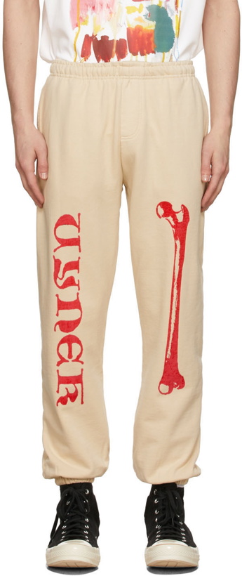 Photo: Vyner Articles Beige Calico Red Bone Lounge Pants