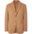 Boglioli - Slim-Fit Unstructured Stretch-Cotton Drill Suit Jacket - Brown