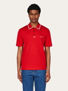Ferragamo Mens Polo - Citymatch Capsule in Red
