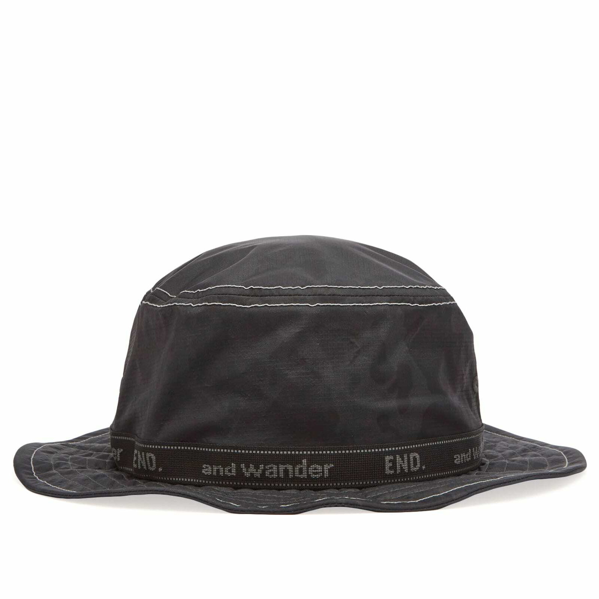 END. x and wander 3L Print Hat in Charcoal 