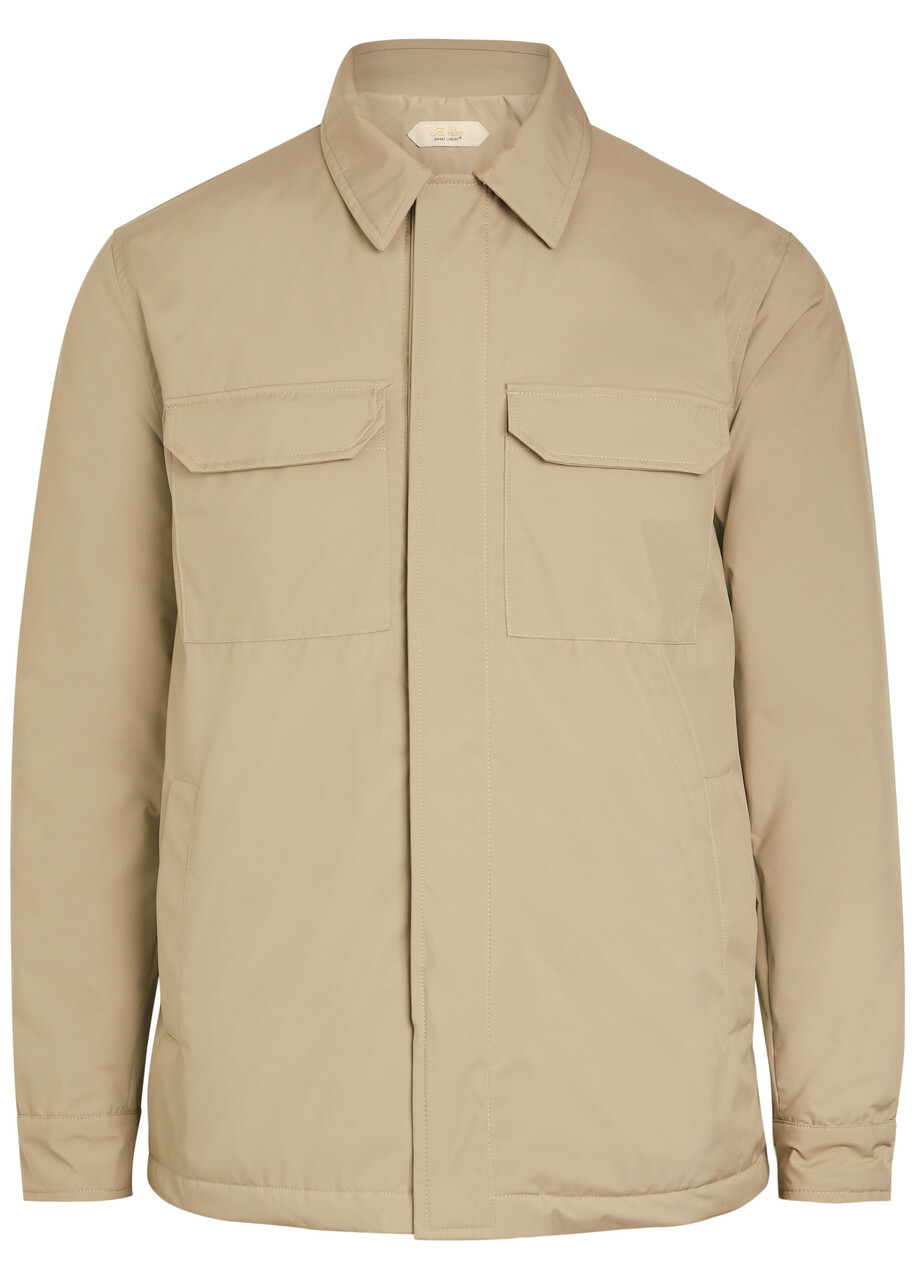 Aurélien Quilted Shell Jacket Beige