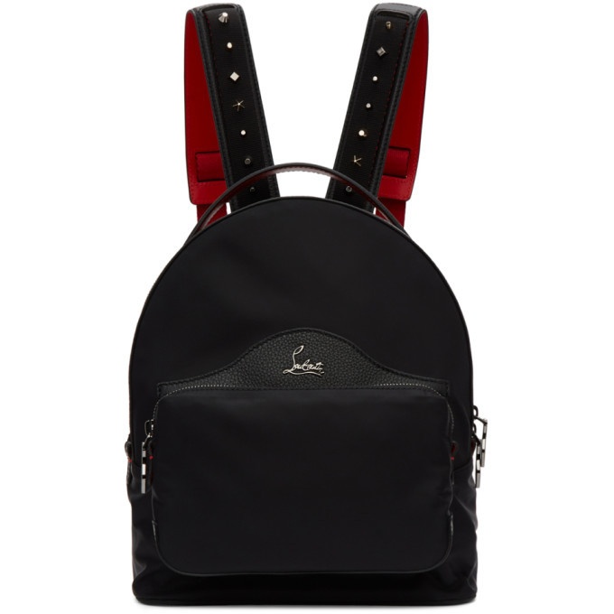 Christian Louboutin Christian Louboutin two way bag - backpack or shoulder  bag in black leather ref.988561 - Joli Closet