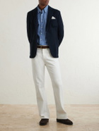 Slowear - Wool-Blend Jersey Blazer - Blue