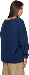 Baserange Blue Soar V-Neck Sweater